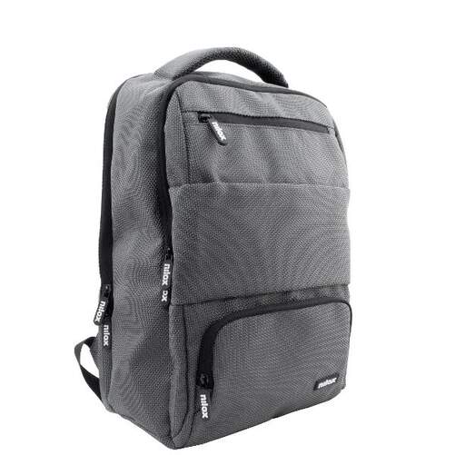 Mochila Nilox Travels Gris - Caben portátiles hasta 15,6"