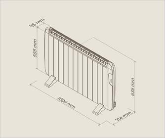 EMISOR SECO ARTICA AETS1800 1800W LCD WIFI