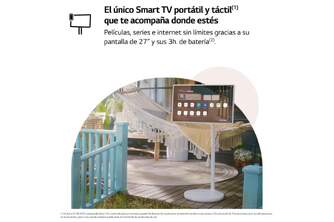 TV LG 27%%%quot; STANBYME 27ART10 FHD STV TACTIL PORTATIL