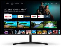 Monitor SPC 24" 900024N - Smart Monitor con Google Play, Wi-Fi, Full HD, con Mando a distancia