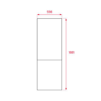 FRICOM. TEKA NFL345EX INOX 188x60  NF DSP 2051