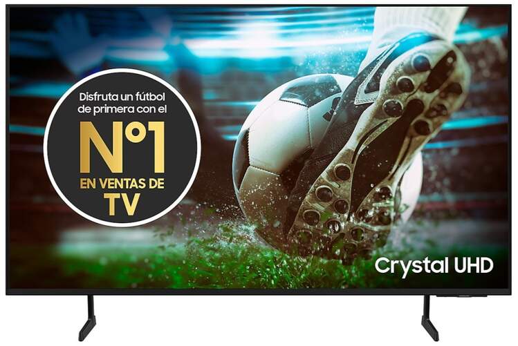 TV Samsung 75" TU75DU7105 - Crystal UHD 4K, Smart TV con Bluetooth, HDR10+, 20 W