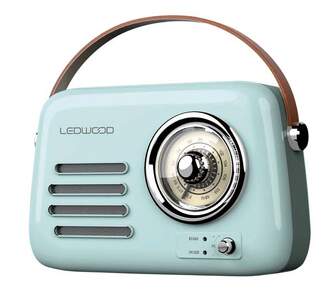 RADIO LEDWOOD ALMA RETRO FM 30W BLUE