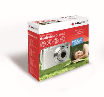 CAMARA AGFA CAMARA DC8200 SILVER 21MP SD FUNDA