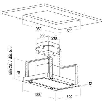 CAMP. CATA ISLA SIRIN 1000WH 2111001