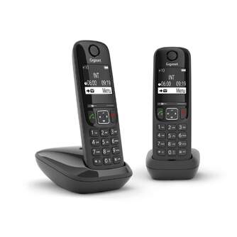 TELEFONO DECT GIGASET AS690 DUO BLACK
