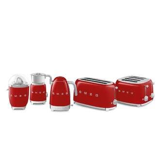 TOST. SMEG TSF02RDEU 2R LARGA ROJO 1500W