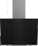 Campana Decorativa Beko BHCA66641BBHS - Clase A, 60cm, 720m3/h, 3 Velocidades, 60dB, Negra