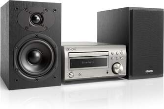CADENA DENON D-M41DAB BLUETOOTH 30W SILVER/NEGRO