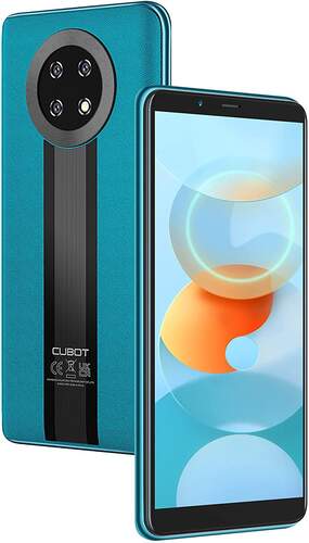 Cubot Note 9 3/32GB Verde - 5.99", Triple Cámara 16Mpx, Dual Sim, 5900mAh, Android 11