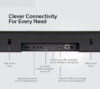 BARRASONIDO DENON SOUND BAR 550 BLUETOOTH 4K