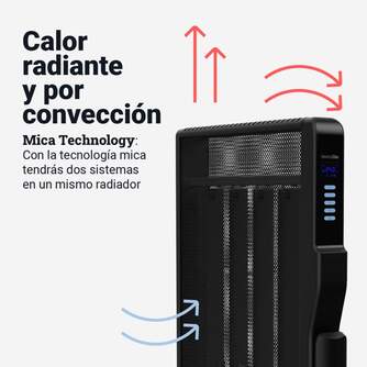 RADIADOR MICA U.BLUE 4020B UCRM9004 2000W NGR WIF