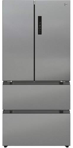 Frigorifico Americano Hoover HSF818FX - Clase F, 183x84cm, Puertas, 476L, NoFrost, Inverter, Inox