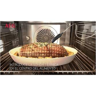 Horno AEG HORNO BSE577321M Inox antihuellas Multifunción Pirolítico 72 l  SteamCrisp Sonda térmica Clase A+ | Funnatic.es