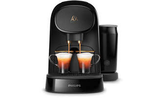 CAFET. PHILIPS L%%%#39;OR BARISTA LM8014/60 NEGRA LATTE