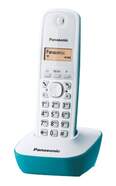Teléfono Inalámbrico Panasonic KX-TG1611SPC Blanco/Turquesa - 50 Registros/Contactos, Rellamada