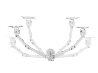 SOPORTE MONITOR DOBLE ONE FOR ALL DM2220 13-32%%%#168; BL