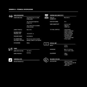 ALTAVOZ MARSHALL WOBURN III BT BLACK