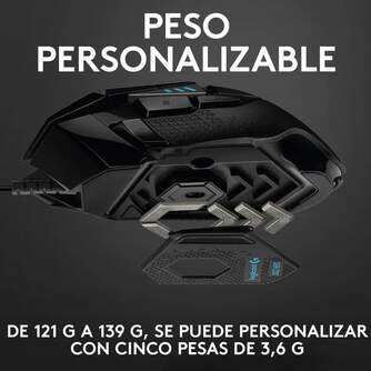 RATON LOGITECH G502 HERO EWR2 25600 DPI