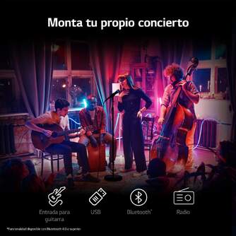 ALTAVOZ LG XBOOM RNC5 300W DJ FM/DAB  BT 2XUSB