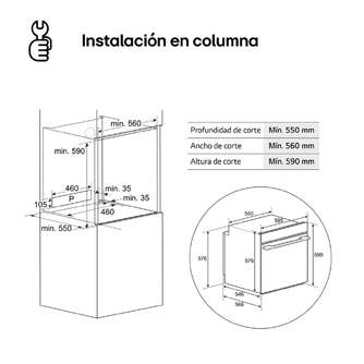 HORNO LG WS5D7230S 72L DSP PIROL INOX