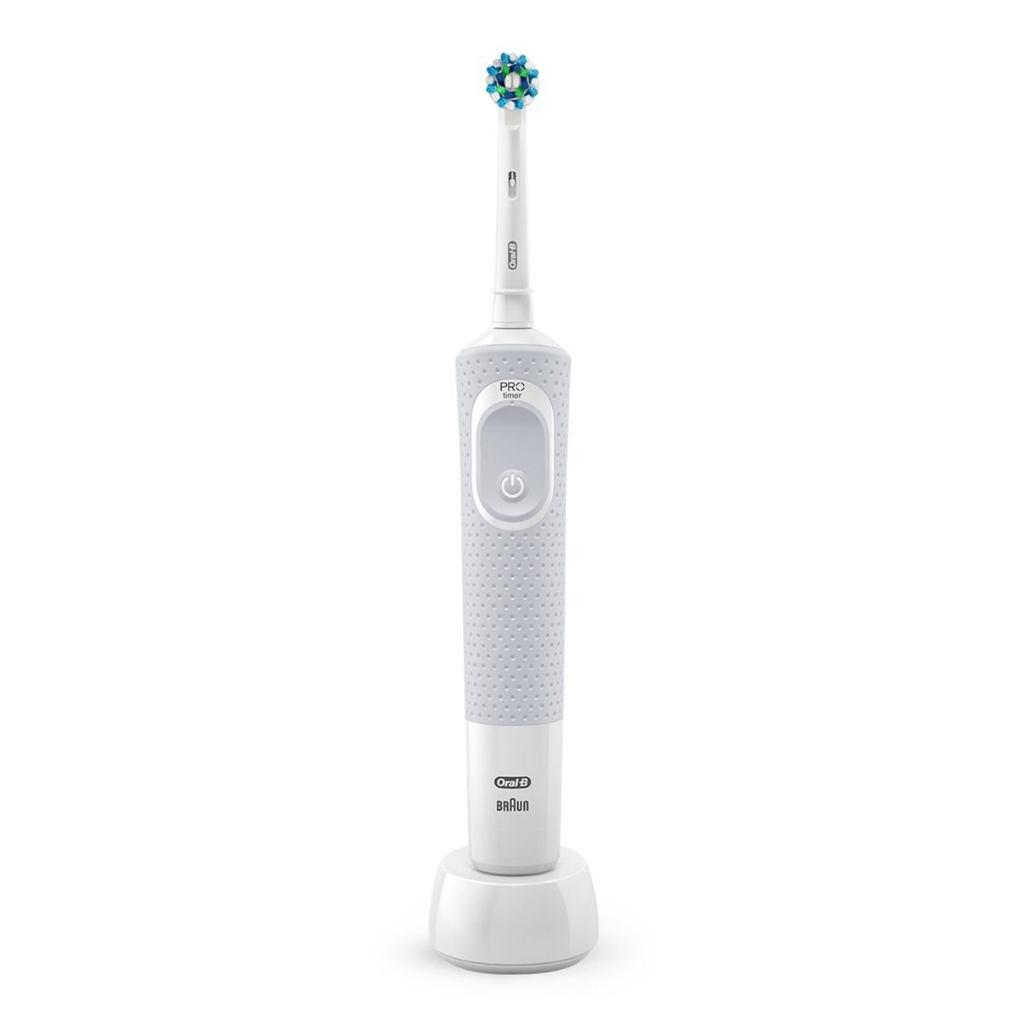 Cepillo Dental Braun oralb vitality 100 blanco action dientes crossaction 2d temporizador adulto d100 recambio gris cuidado personal 1 cabezal con