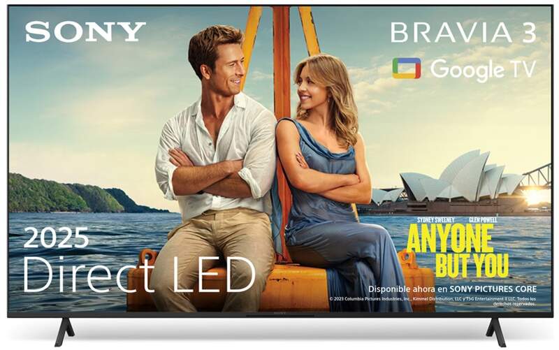 TV Sony 85" LED K85S35BP - 4K Ultra HD, Procesador X1 con IA, Dolby Vision/Atmos 20 W, HDR