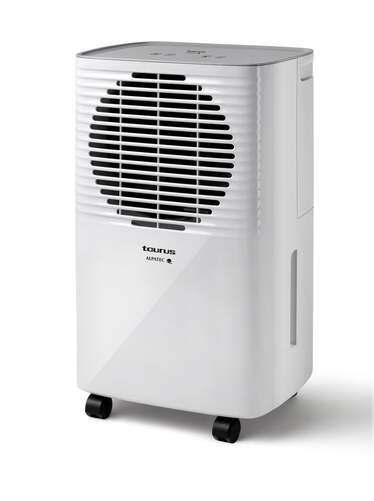 Deshumidificador Taurus Pleasant DH1201 - Depósito 2,5 L, 12L/24h, Habitaciones hasta 25 m2, 210 W