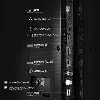 TV HISENSE 85%%%quot; 85A6Q UHD SMART TV DOLBYVISION DTSX