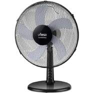 Ventilador de Sobremesa Ufesa Goteborg - 30 cm, 45 W, negro