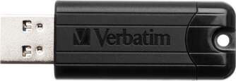 MEMORIA USB 3.0 VERBATIM PINSTRIPE 32 GB NEGRO