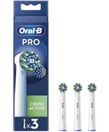 Cabezales Oral B EB50 3 FFS Cross Action - Pack de 3, Recambios, Blanco