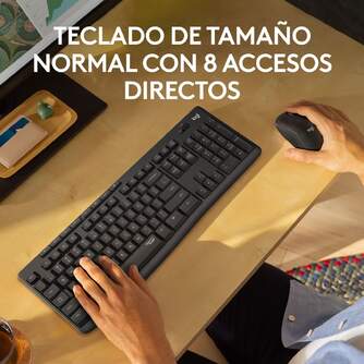 TECLADO   RATON LOGITECH MK295 WIRELESS USB SILENT