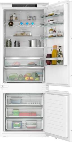 Frigor&iacute;fico Combi Siemens KB96NVSE0 - 194 x 69 cm, 383 litros, No Frost, Clase E, Integrable, blanco
