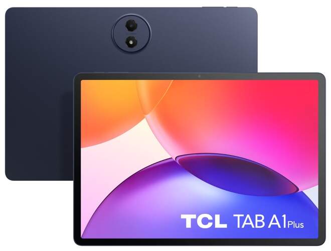 Tablet TCL Tab A1 Plus 9445X1 6/128GB Negro + Funda - 12,2", Snapdragon 4 Gen 2, Android 16, 8000mAh