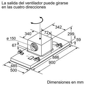 CAMP. BOSCH DRC97AQ50 799m3h INOX IFY
