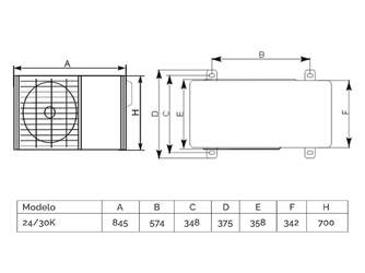 ACON.COND ARTICA ACC30DWG1 8,2KW WIFI
