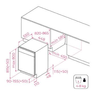 LVJ. TEKA DFI44850 45CM INTEGRABLE 114310008