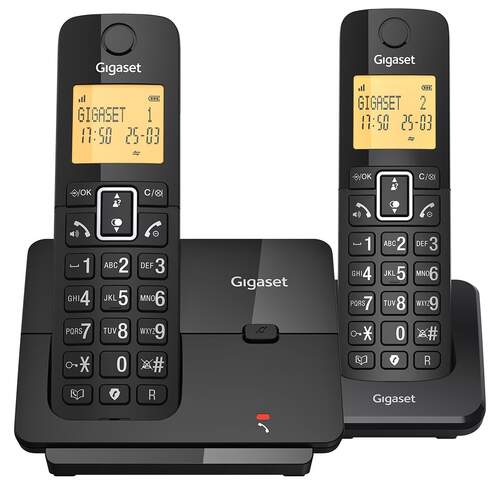 Tel&eacute;fono inal&aacute;mbrico Gigaset Essential 300 Duo - 1,8" LCD, Bloqueador de llamadas, manos libres