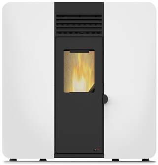 ESTUFA A PELLET RED POD FIRST SLIM 8KW WHITE (CANA