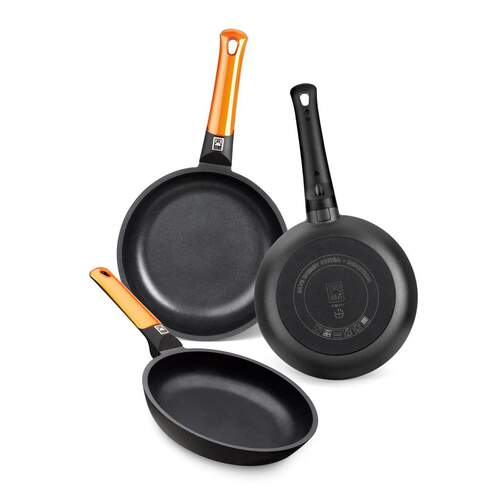 Lote 3 Sartenes BRA Efficient Orange - 18, 22 y 26cm