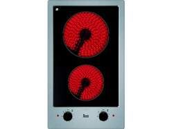 Placa vitrocerámica Teka EFX 30.1 2H - 2 zonas, Zona grande, 30 cm, Negro