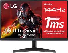 Monitor 24" Gaming LG 24GN60R-B UltraGear - Full HD, IPS, 144Hz, 1ms, FreeSync, DAS Mode