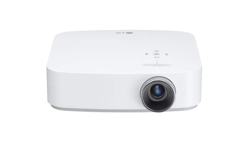 Lg Cinebeam Pf50ks proyector tv con smarttv webos 3.5 y batería integrada hasta 100 autonomía 25 horas fuente led 600 1920 x 1080 color blanco ansi dlp fullhd 2.5 de 600l 600lúmenes