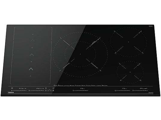 Placa de inducción Teka IZS97630MST 112500034 - 3 zonas, 10800 W, 32 cm, zona Flex, 90 cm, Negro