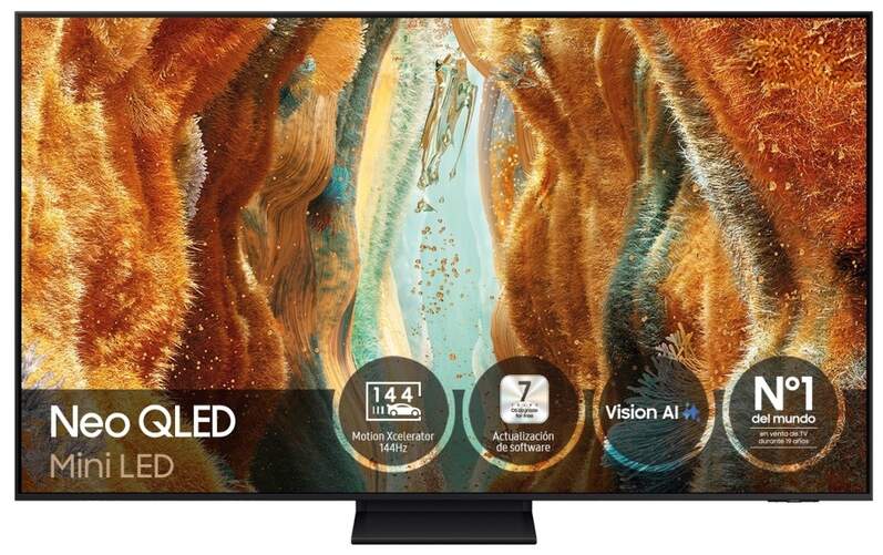 TV Samsung 85" NeoQLED TQ85QN73F - 4K Ultra HD, 120 Hz, SmartTV Tizen, HDR10+
