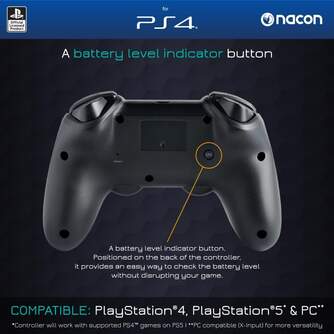MANDO NACON PS4 MANDO OFICIAL WIRELESS