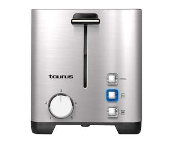 TOST. TAURUS MY TOAST II LEGEND 2R MINI INOX 850W