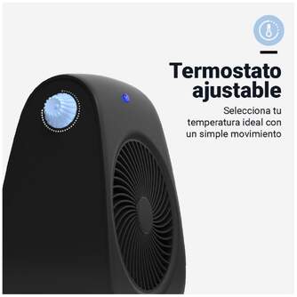 CALEFACT. U.BLUE BAVARO 4020B 2000W VERTICAL NEGRO