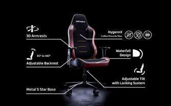 SILLA GAMING VERTAGEAR SL3800 HYGENNX ROJO BORGO%%%#209;A